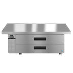 Thumbnail image #1 for Hoshizaki Steelheart CF72B-L Two-Section Undercounter Freezer, 72"W, Stainless Steel, 2 Drawers, Side-Mounted Self-Contained Refrigeration