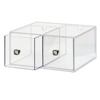Thumbnail image #1 for Cal-Mil C1480DRAWER Replacement Work Table Drawer, Clear Acrylic, with Knob, 12"W x 12"D