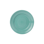 Thumbnail image #1 for Tuxton China Concentrix CIA-074 Ceramic Plate, 7-1/2" Round, Wide Rim, Island Blue Case of 2 Dozen