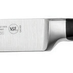 Thumbnail image #1 for Thunder Group SLKF303 Utility Knife, 5" Forged German Steel Blade, Black Plastic Handle, NSF Case of 6