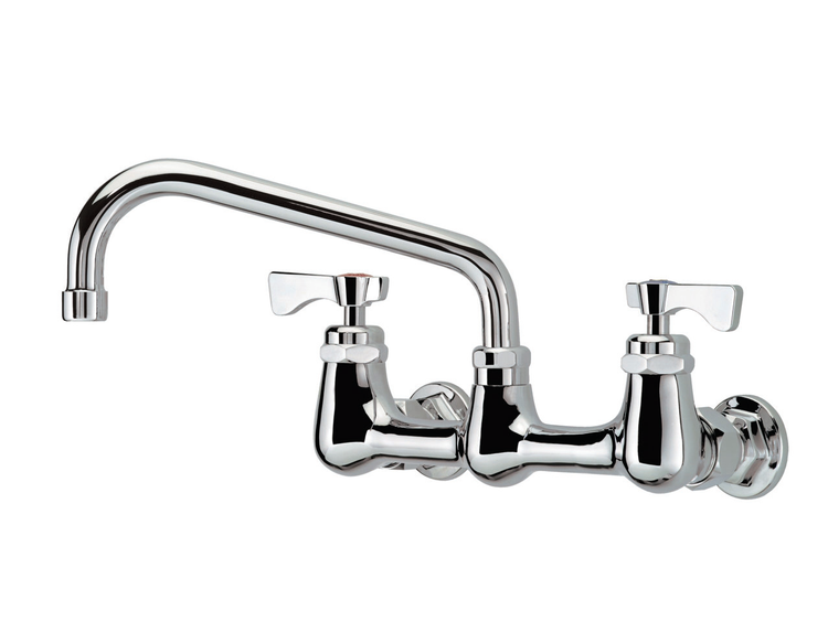 Product image #4 for Krowne Royal Series Low-Lead 8-Inch Center Wall Mount Faucet with 8-Inch Swing Spout