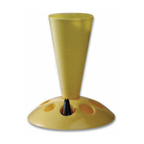 Thumbnail image #1 for Matfer Bourgeat 169001 Pastry Bag Holder, 7-2/3" Diameter x 9-1/4"H, Polypropylene, Base Stores 8 Tips