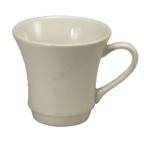 Thumbnail image #1 for 1880 Hospitality Espree by Oneida® F1040000510 7 oz Cream White Embossed Handled China Coffee Cup Case of 3 Dozen