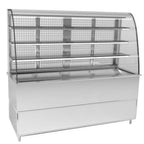 Thumbnail image #1 for RPI Industries Vienna VIAS5-34-R-CV-SC-INS Self-Service Grab-N-Go Deli Display Case, 69-7/8" W, Self-Contained Refrigeration, Curved Glass