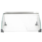 Thumbnail image #2 for Hakka Brothers Corp EasyRose HB-ET-R2-5-C Hot Dog Roller Grill Sneeze Guard, Transparent Acrylic, Removable, Single Door