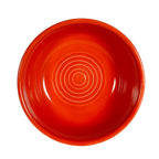 Thumbnail image #1 for CAC China Tango TG-15-R Embossed Red Porcelain Salad Bowl, 12-1/2 oz, 5-3/4" Diameter Case of 3 Dozen