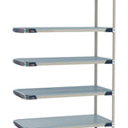 Thumbnail image #1 for Metro MetroMax i MX-2430GF-74-A5 Polymer Add-On Shelving Unit, 24"D x 30"W x 74"H, 5-Tier