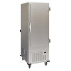Thumbnail image #1 for Dinex DXPACR15R One-Section Air Curtain Refrigerator, Horizontal/Vertical Airflow, Bottom-Mount Self-Contained Refrigeration, Stainless Steel