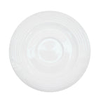 Thumbnail image #1 for CAC China Corona CRO-2 Porcelain Saucer, 6" Round, Embossed Case of 3 Dozen