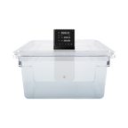 Thumbnail image #1 for Globe (Middleby) GSV-K56PC Sous Vide Tank Kit, 56 L Polycarbonate, 3-Piece Divider Rack