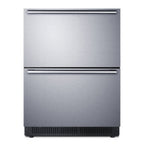 Thumbnail image #1 for Summit Commercial Summit Appliance SDHDR2446 2-Drawer All-Refrigerator, 3.4 cu. ft., 18-Inch Wide, Built-In/Freestanding