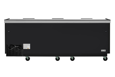 Product image #8 for KoolMore 95-Inch Black Commercial Bottle Cooler with 3 Sliding Doors and Built-In Opener, 30 Cu. Ft.