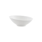 Thumbnail image #1 for Kadra Kitchenware Vikko Lightning VL-0298-2 Slanted White China Asian Soup Bowl, 28 oz, 9" Case of 12
