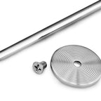 Thumbnail image #2 for New Star Foodservice Inc. 23268 Table Number Card Holder, 15-Inch Stainless Steel Ring Clip, Chrome Case of 120 Dozen