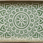 Thumbnail image #1 for Libbey Soulmate 803213541000401 Rectangular Vitrified China Platter, 13-3/4"L x 5-7/8"W x 1"H, Jade
