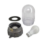 Thumbnail image #1 for AllPoints Foodservice Parts & Supplies 26873 LED Fixture with Globe, 11W, Clear, 5000K, Wet and Low-Temperature Applications