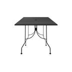 Thumbnail image #1 for Oak Street Boardwalk OB3030-BAR Square Bar-Height Indoor/Outdoor Table, 30 x 30 in, Rolled Steel Top, Steel Base, Black Finish