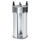 Thumbnail image #1 for Piper Products/Servolift Eastern ATS-3 Unheated Drop-In Plate Dispenser, Split Tube, Self-Elevating, Stainless Steel