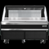 Thumbnail image #5 for Everest Refrigeration Horizontal Open-Air Merchandiser Cooler, 73-1/4-Inch W x 34-1/4-Inch D x 41-Inch H, 11.4 Cu. Ft., Black, Self-Contained Bottom Mount