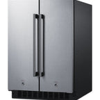 Thumbnail image #1 for Summit Commercial FFRF24SS Reach-In Refrigerator-Freezer, 24" Wide, 3.78 cu. ft., Stainless Steel Door, 6 Adjustable Shelves