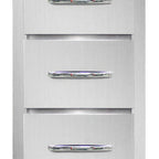 Thumbnail image #1 for Continental Refrigerator Designer Line D1RSNSS-F Vertical Fish/Poultry File Refrigerator, 1 Section, Self-Contained, Drawer Style