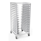 Thumbnail image #1 for Lockwood Manufacturing RR57-UA16 Aluminum Pan Rack, 57"H, Open Sides, 16-Pair Adjustable Slides, 3" Centers