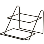 Thumbnail image #2 for Cal-Mil Logan 25202-1012-13 Two-Tier Rectangular Black Wire Buffet Merchandiser, 14.25" x 15.75" x 12"H