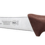 Thumbnail image #1 for Thunder Group SLKF403BR 6-Inch Curved Steel Blade Boning Knife with Brown Polypropylene Handle Case of 6