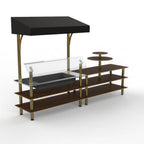 Thumbnail image #1 for Steelite International Mogogo, Modular MGCMLE04WBBF Modular Display Station, Mixed Materials