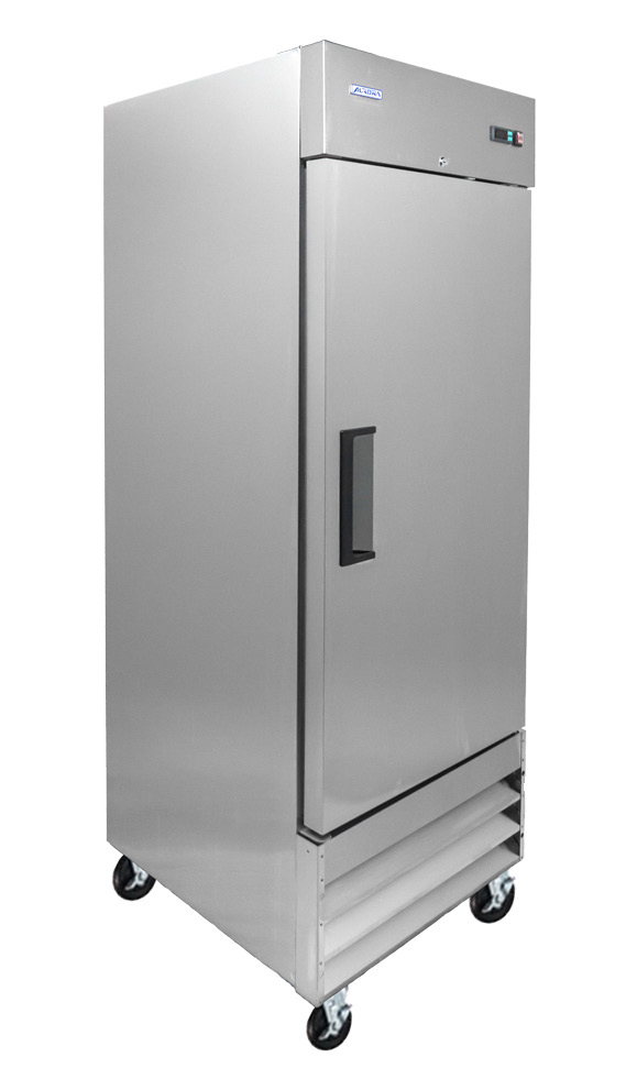 Product image #5 for Aurora 20.5 Cu. Ft. One-Section Reach-In Refrigerator with Bottom-Mount Self-Contained Cooling, Solid Hinged Door, Stainless Steel