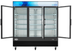 Thumbnail image #10 for KoolMore 78-Inch Three-Door Glass Door Merchandiser Refrigerator, 53 Cu. Ft., Black Stainless Steel
