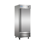 Thumbnail image #1 for Norpole, Inc. NP1F 23 cu. ft. One-Section Reach-In Freezer, Solid Hinged Door, Stainless Steel Interior & Exterior, Bottom-Mounted Refrigeration