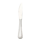 Thumbnail image #1 for Browne USA Foodservice Contour 502912 Serrated Stainless Steel Steak Knife, 9-3/10", Mirror Finish 1 Dozen