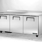 Thumbnail image #6 for True Mfg. - General Foodservice TWT-72-HC 72-Inch 3-Door Stainless Steel Worktop Refrigerator with Self-Contained R290 Refrigeration