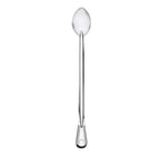 Thumbnail image #1 for Browne USA Foodservice 4781 Solid Stainless Steel Serving Spoon, 21"L, Deep Groove, Reinforced Handle, Mirror Finish