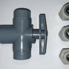 Thumbnail image #1 for 3M Purification VH3 FLUSH KIT 3 WAY 3-Way Water Filter System Flush Valve Kit with 3/8-Inch and 1/4-Inch Quick-Connect Fittings