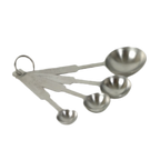 Thumbnail image #1 for Thunder Group SLMC2416 Stainless Steel Measuring Spoon Set, 4-Piece, 1/4 tsp to 1 tbsp Case of 288