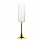 Thumbnail image #1 for Kadra Kitchenware Vikko Decor VD-07-HG Champagne Flute Glass, 7 oz, Gold Harp Decor Case of 24