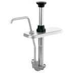 Thumbnail image #1 for Server Products 85310 Slim Fountain Jar Pump, 1 oz Serving, Stainless Steel, Fits 7 in Soda Fountain Jar