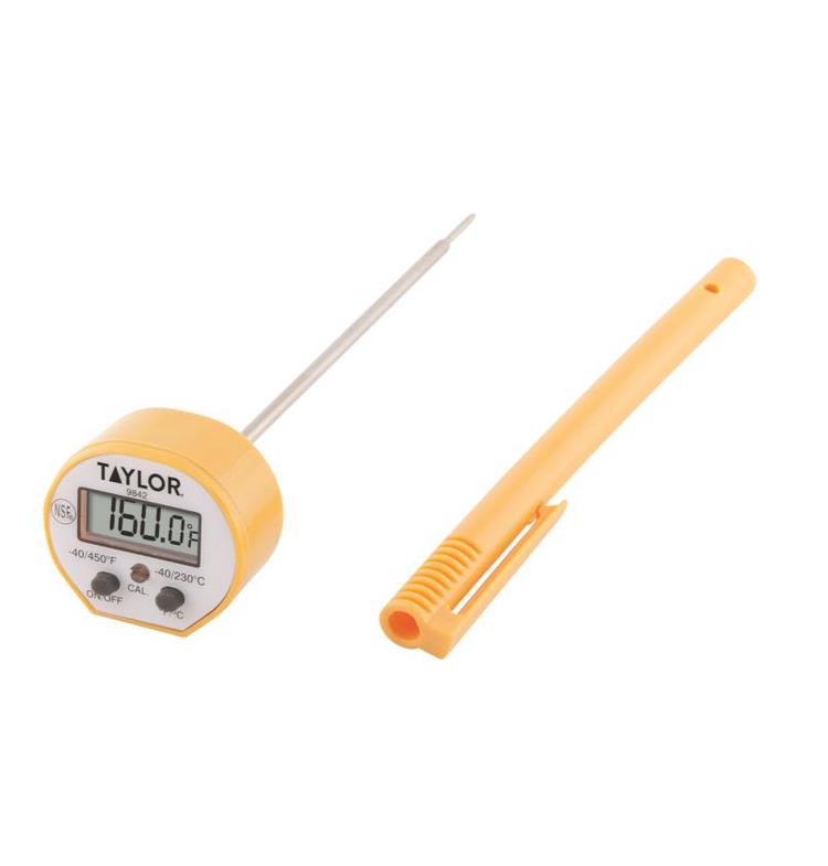 Product image #2 for Taylor Precision Digital Instant-Read Pocket Thermometer, -40°F to 450°F, 5-Inch Stem
