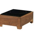 Thumbnail image #2 for Cal-Mil 23181-78 Walnut Induction Unit, 1800 W, 120 V, 12.75"W x 15.875"D x 7"H
