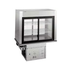 Thumbnail image #1 for Atlas Metal WCPT-3 Drop-In Refrigerated Pass-Thru Countertop Display Case, Self-Contained, 43-1/2"W x 24"D x 50"H, 2 Shelves