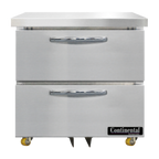 Thumbnail image #1 for Continental Refrigerator SW32N-U-D Undercounter Drawer Refrigerator, 32-Inch, 1-Section, Stainless Steel, Rear-Mounted Self-Contained
