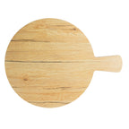 Thumbnail image #1 for TableCraft Products Timber Melamine Collection™ 12460 Round Tan Melamine Serving Paddle, 15.75 x 12 in with 4.5 in Handle