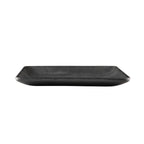 Thumbnail image #2 for G.E.T. Greenovations - EGS ECO66SQ-B Square Melamine/Bamboo Plate, 6-Inch, Black, Rolled Edge Case of 6