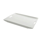 Thumbnail image #1 for Ten Strawberry Street Whittier WTR-20-15RECHNDL Porcelain Rectangular Platter with Handles, 19-7/8" x 14-3/4" Case of 4