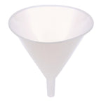 Thumbnail image #1 for AllPoints Foodservice Parts & Supplies 1421073 Plastic Funnel, 8" Diameter, 3/8" Outlet