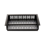 Thumbnail image #1 for TableCraft Products Simple Solutions™ CW1070GY Perforated Gray Cast Aluminum Drop-In Template, 14-3/8" x 21-1/4" x 3"