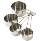 Thumbnail image #1 for Concasse MCTAZAI01 Stainless Steel Measuring Cup Set, 1/4, 1/3, 1/2, and 1 Liter Sizes Case of 72