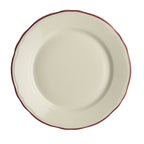 Thumbnail image #1 for Steelite International Homer, Styleline Maroon HL5440866 9" Round China Plate, Scalloped Edge, Maroon Case of 2 Dozen